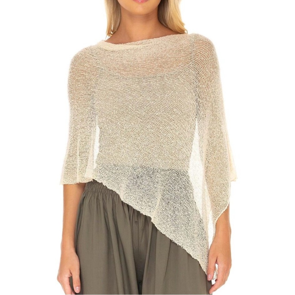 Zara Asymmetrical Poncho Cape